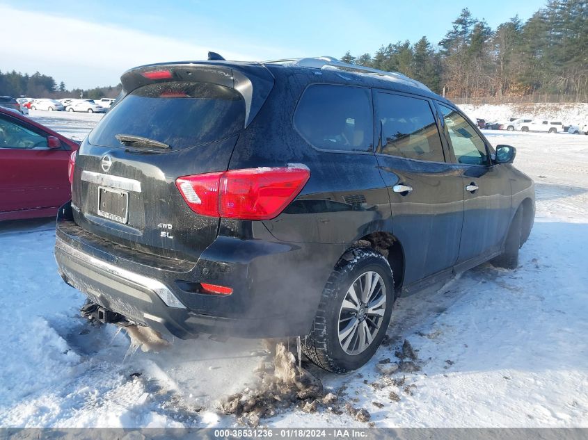 2019 NISSAN PATHFINDER SL - 5N1DR2MM4KC607869