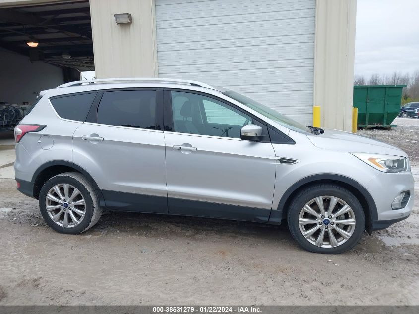 2017 FORD ESCAPE TITANIUM - 1FMCU0J99HUB03805