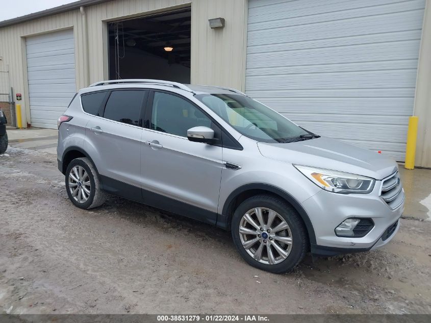 2017 FORD ESCAPE TITANIUM - 1FMCU0J99HUB03805