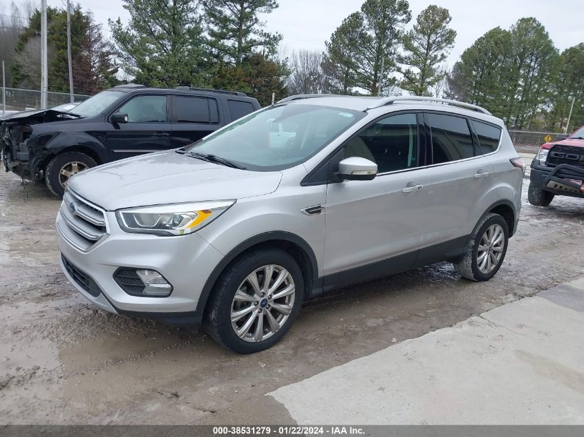 2017 FORD ESCAPE TITANIUM - 1FMCU0J99HUB03805