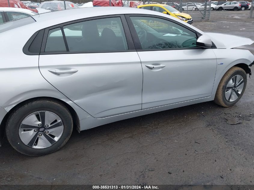 2019 HYUNDAI IONIQ HYBRID BLUE - KMHC65LC7KU110968