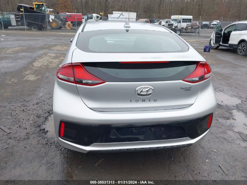 2019 HYUNDAI IONIQ HYBRID BLUE - KMHC65LC7KU110968