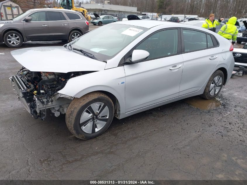 2019 HYUNDAI IONIQ HYBRID BLUE - KMHC65LC7KU110968