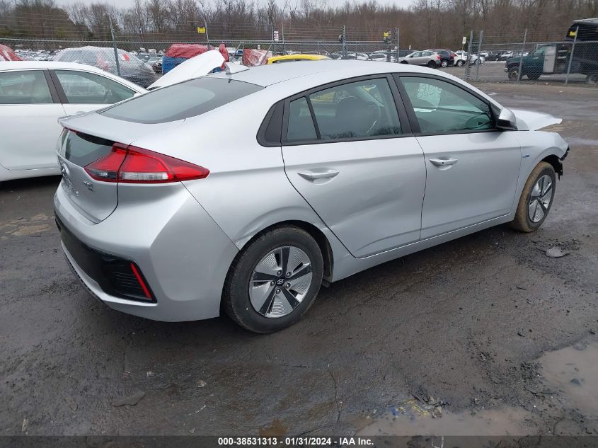 2019 HYUNDAI IONIQ HYBRID BLUE - KMHC65LC7KU110968