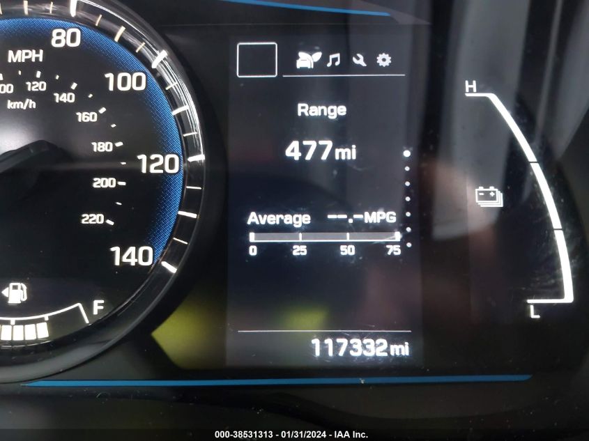2019 HYUNDAI IONIQ HYBRID BLUE - KMHC65LC7KU110968