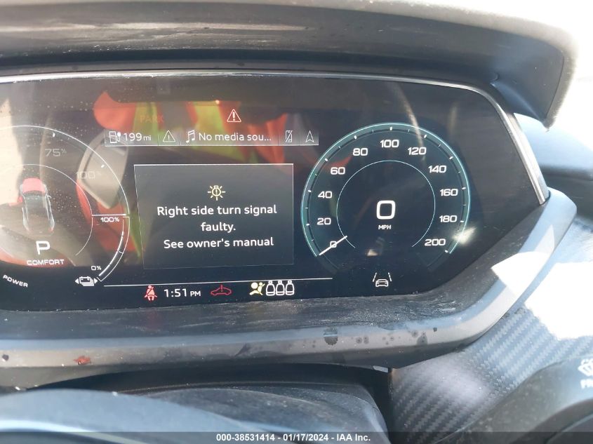 2023 AUDI E-TRON GT PREMIUM PLUS QUATTRO - WAUCJBFW2P7000680