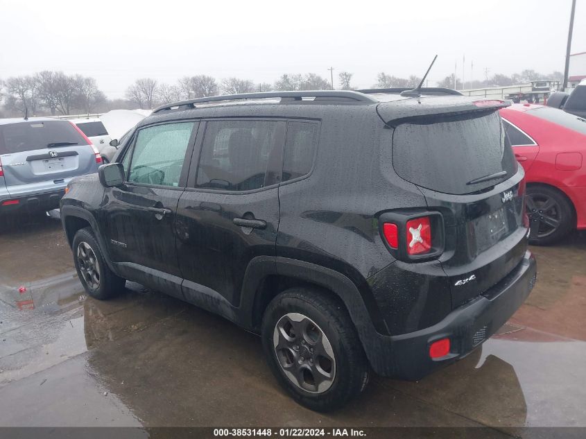 2017 JEEP RENEGADE SPORT - ZACCJBABXHPE43123