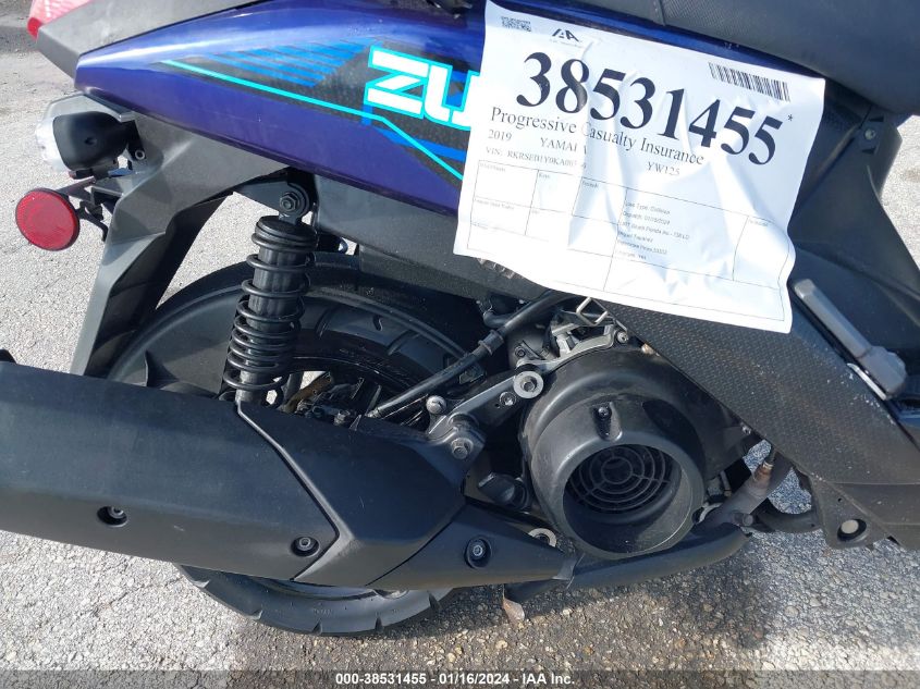 2019 YAMAHA YW125 RKRSEB1Y0KA003769