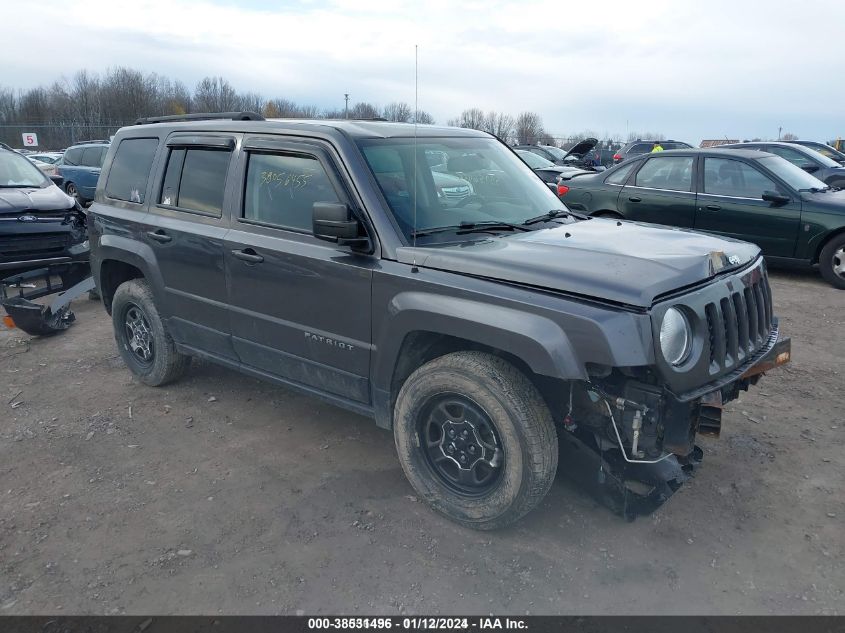 2016 JEEP PATRIOT SPORT - 1C4NJRBB9GD632374