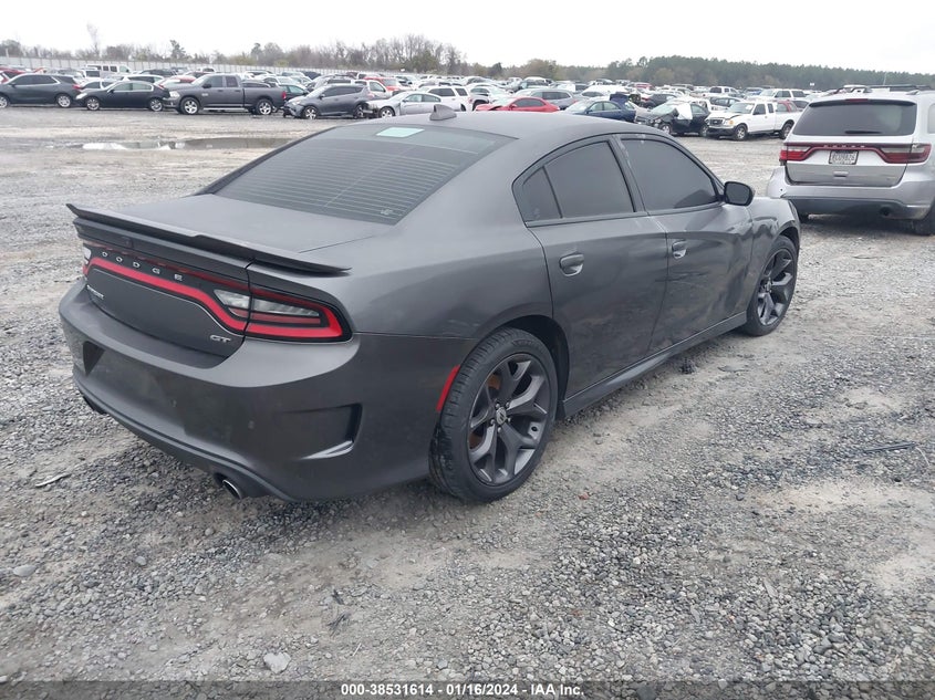 VIN 2C3CDXHG1KH680750 2019 DODGE CHARGER GT