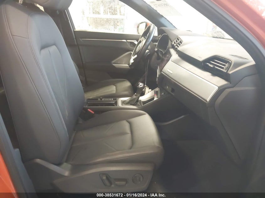 VIN WA1DECF35M1023998 2021 AUDI Q3 PREMIUM 45 TFSI S LINE QUATTRO TIPTRONIC