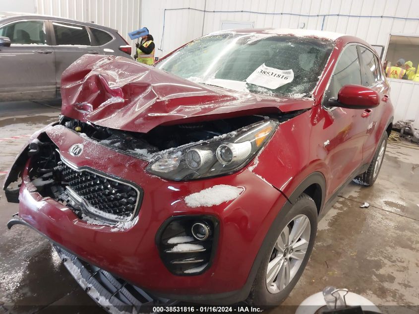 2017 KIA SPORTAGE LX - KNDPMCACXH7120386