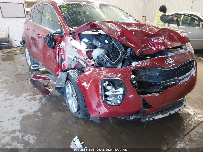 2017 KIA SPORTAGE LX - KNDPMCACXH7120386