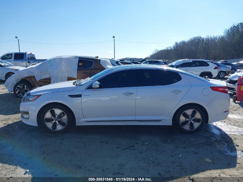 2013 KIA OPTIMA HYBRID EX - KNAGM4AD2D5061447