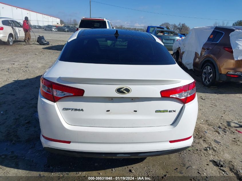 2013 KIA OPTIMA HYBRID EX - KNAGM4AD2D5061447