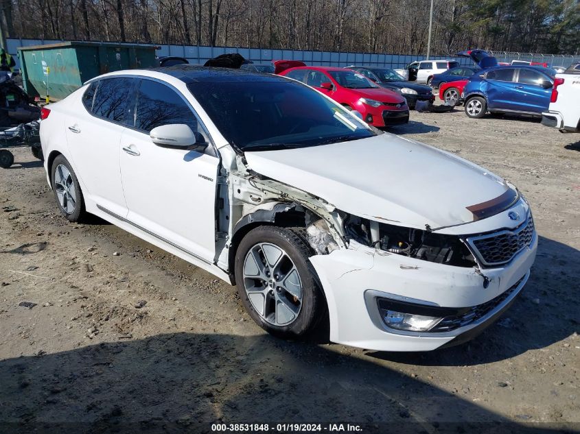 2013 KIA OPTIMA HYBRID EX - KNAGM4AD2D5061447
