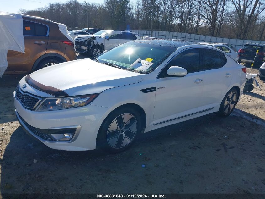 2013 KIA OPTIMA HYBRID EX - KNAGM4AD2D5061447