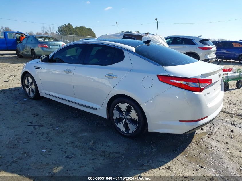 2013 KIA OPTIMA HYBRID EX - KNAGM4AD2D5061447