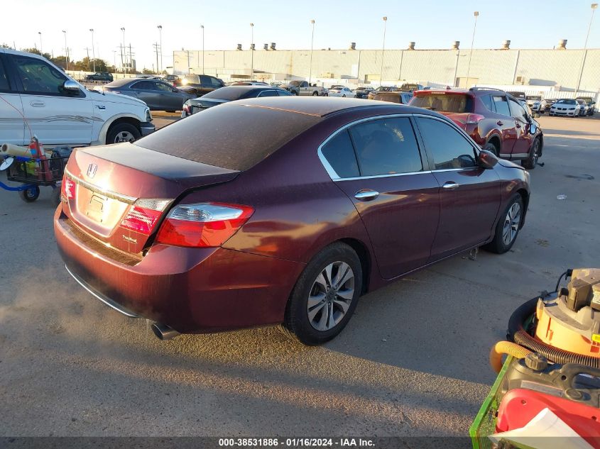 2014 HONDA ACCORD LX - 1HGCR2F36EA029330