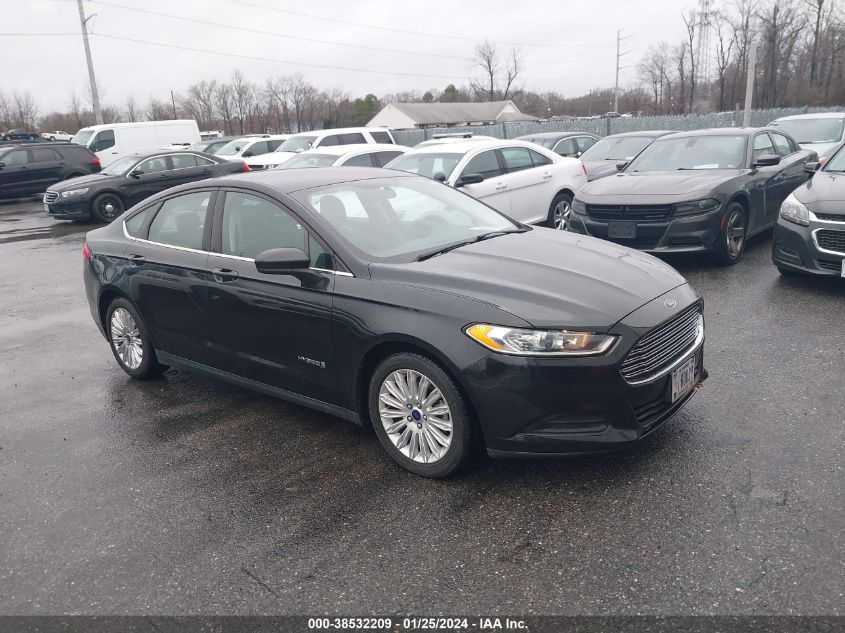 2015 FORD FUSION HYBRID S - 3FA6P0UU6FR132617