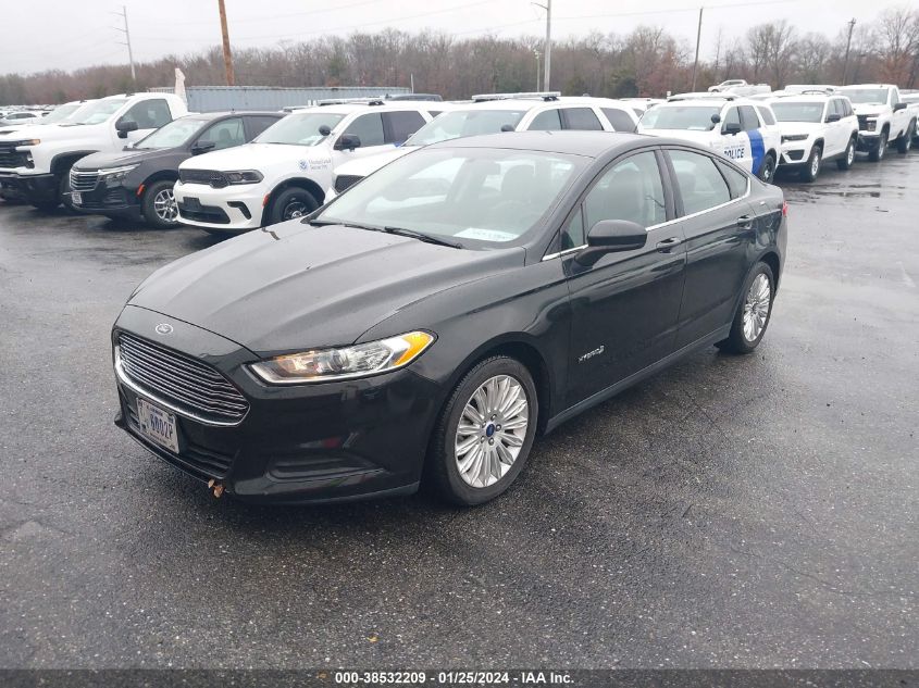 2015 FORD FUSION HYBRID S - 3FA6P0UU6FR132617