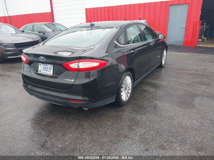 2015 FORD FUSION HYBRID S - 3FA6P0UU6FR132617