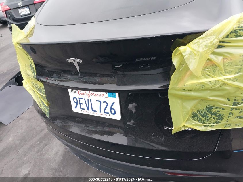 2023 TESLA MODEL Y AWD/LONG RANGE DUAL MOTOR ALL-WHEEL DRIVE - 7SAYGDEE2PA058956