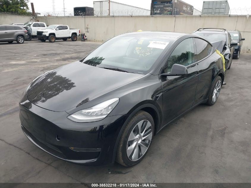 2023 TESLA MODEL Y AWD/LONG RANGE DUAL MOTOR ALL-WHEEL DRIVE - 7SAYGDEE2PA058956