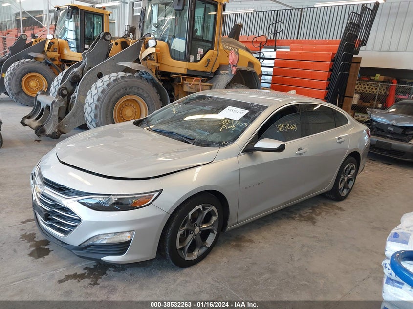 VIN 1G1ZD5ST1MF034153 2021 CHEVROLET MALIBU LT