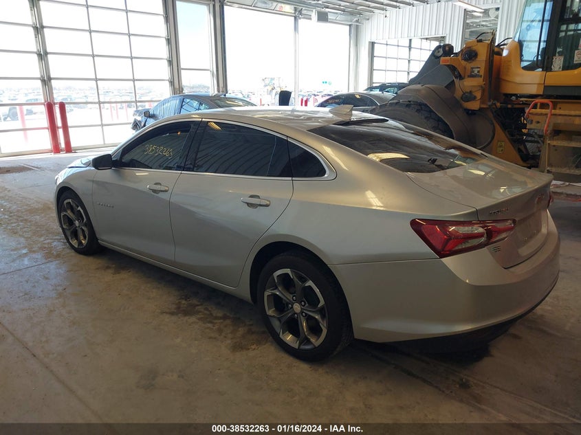 VIN 1G1ZD5ST1MF034153 2021 CHEVROLET MALIBU LT
