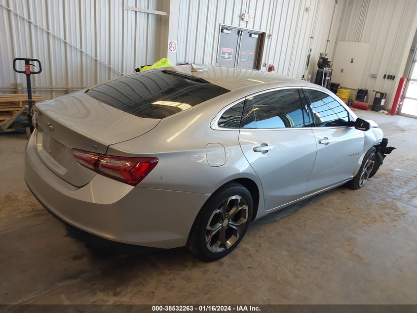 VIN 1G1ZD5ST1MF034153 2021 CHEVROLET MALIBU LT