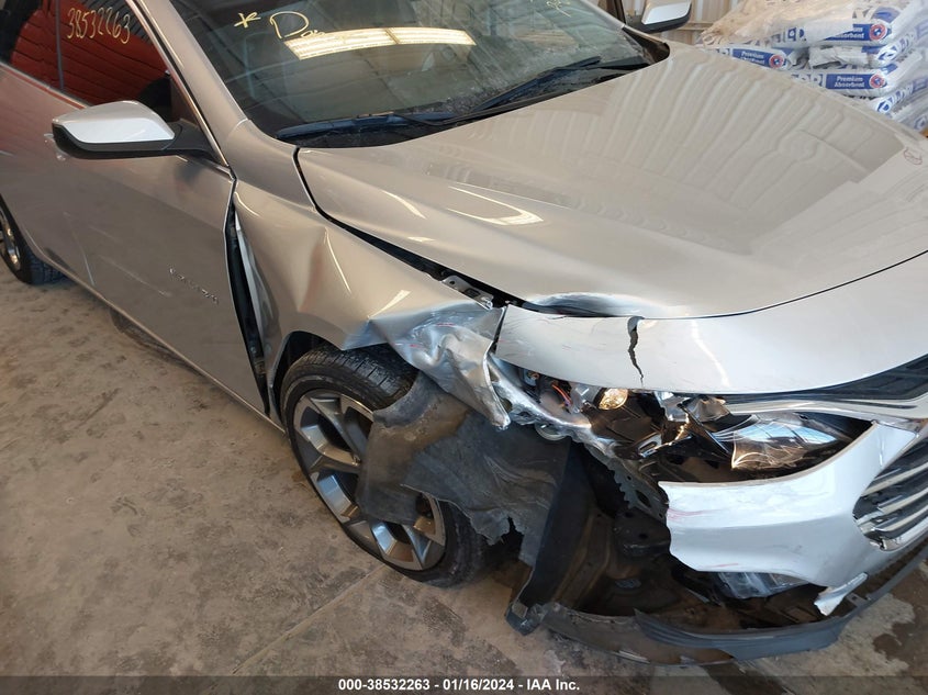 VIN 1G1ZD5ST1MF034153 2021 CHEVROLET MALIBU LT