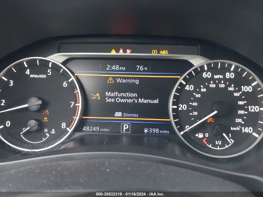 2022 NISSAN ALTIMA SV - 1N4BL4DV8NN306103