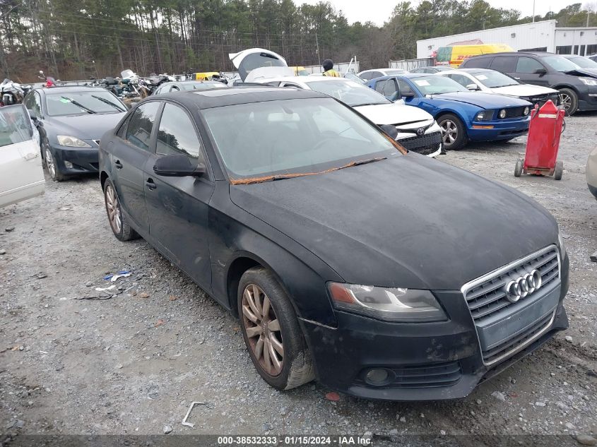 WAUAFAFL9CN006202 | 2012 AUDI A4