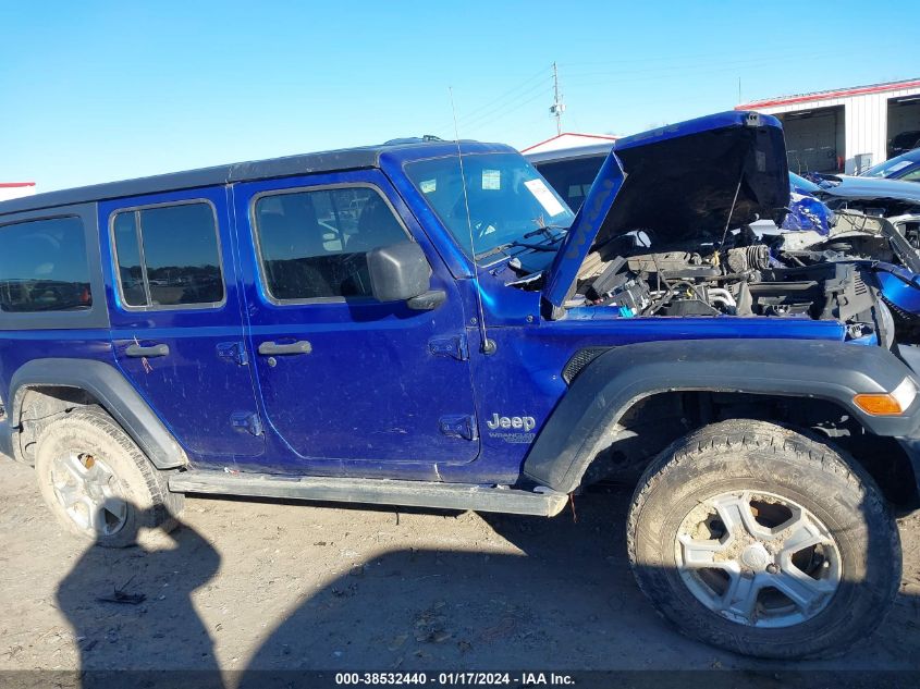 2020 JEEP WRANGLER UNLIMITED SPORT - 1C4HJXDG4LW186904