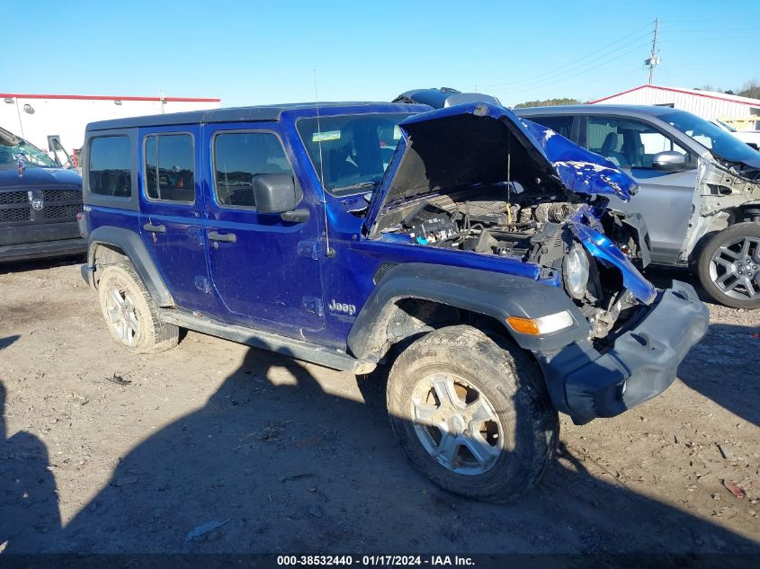 2020 JEEP WRANGLER UNLIMITED SPORT - 1C4HJXDG4LW186904