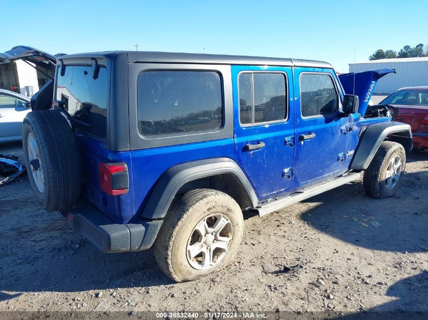 2020 JEEP WRANGLER UNLIMITED SPORT - 1C4HJXDG4LW186904
