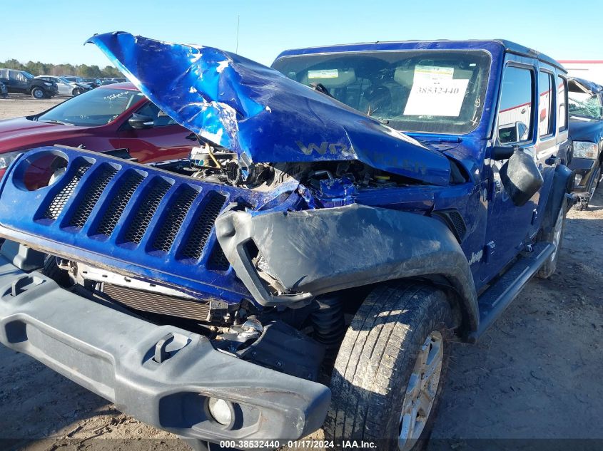 2020 JEEP WRANGLER UNLIMITED SPORT - 1C4HJXDG4LW186904