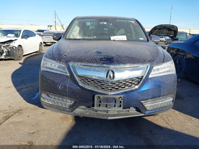 2016 ACURA MDX TECHNOLOGY - 5FRYD3H43GB010306