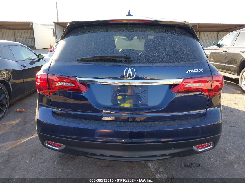 2016 ACURA MDX TECHNOLOGY - 5FRYD3H43GB010306