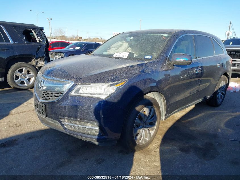 2016 ACURA MDX TECHNOLOGY - 5FRYD3H43GB010306