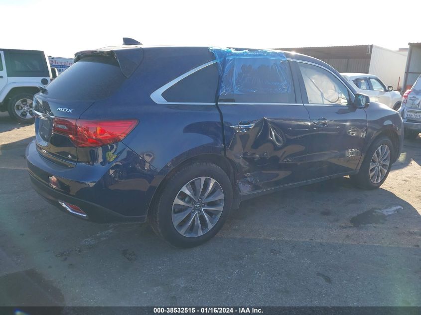 2016 ACURA MDX TECHNOLOGY - 5FRYD3H43GB010306