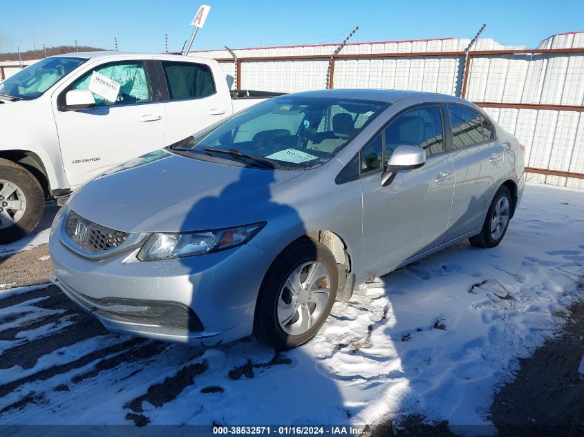 2013 HONDA CIVIC LX - 19XFB2F55DE094554