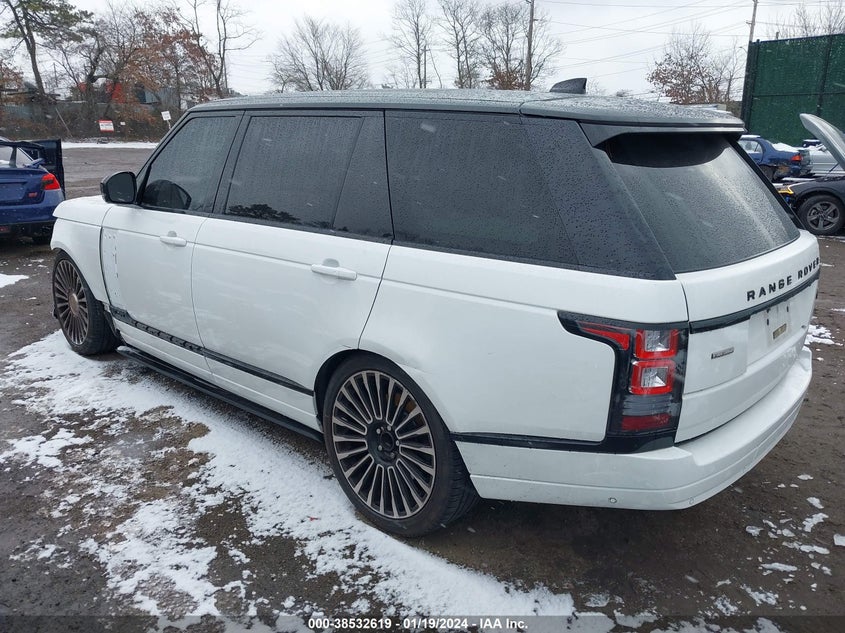 VIN SALGS5FE4HA346592 2017 LAND ROVER RANGE ROVER SUPERCHARGED