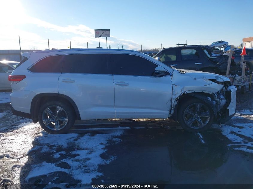 2018 TOYOTA HIGHLANDER LIMITED PLATINUM - 5TDDZRFH1JS843678