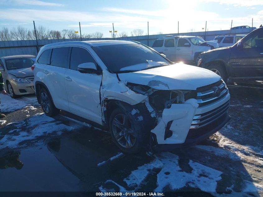 2018 TOYOTA HIGHLANDER LIMITED PLATINUM - 5TDDZRFH1JS843678