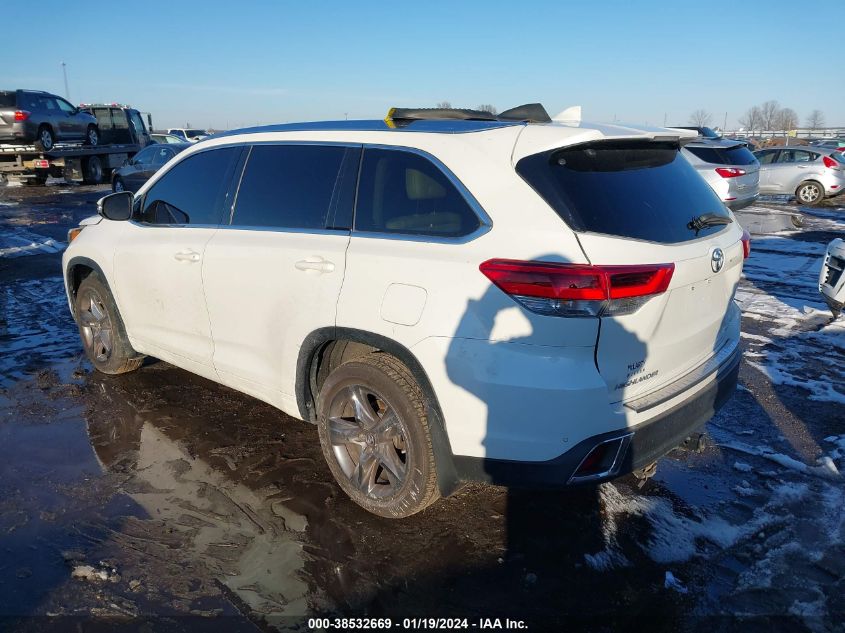 2018 TOYOTA HIGHLANDER LIMITED PLATINUM - 5TDDZRFH1JS843678