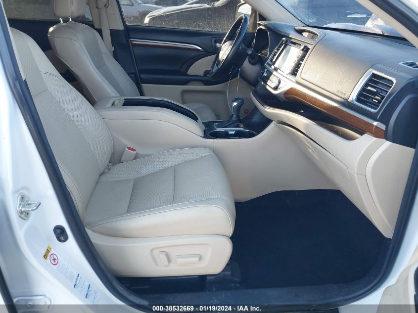 2018 TOYOTA HIGHLANDER LIMITED PLATINUM - 5TDDZRFH1JS843678