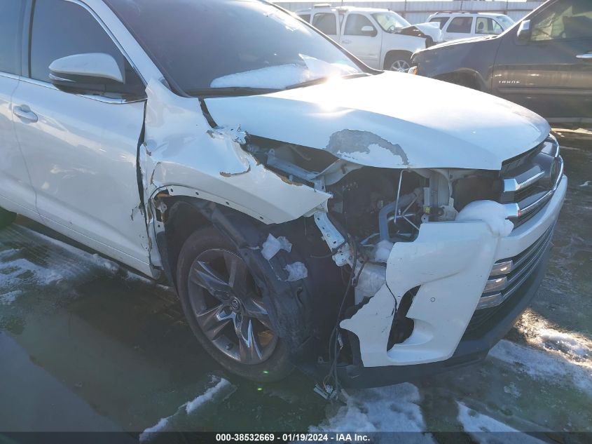 2018 TOYOTA HIGHLANDER LIMITED PLATINUM - 5TDDZRFH1JS843678