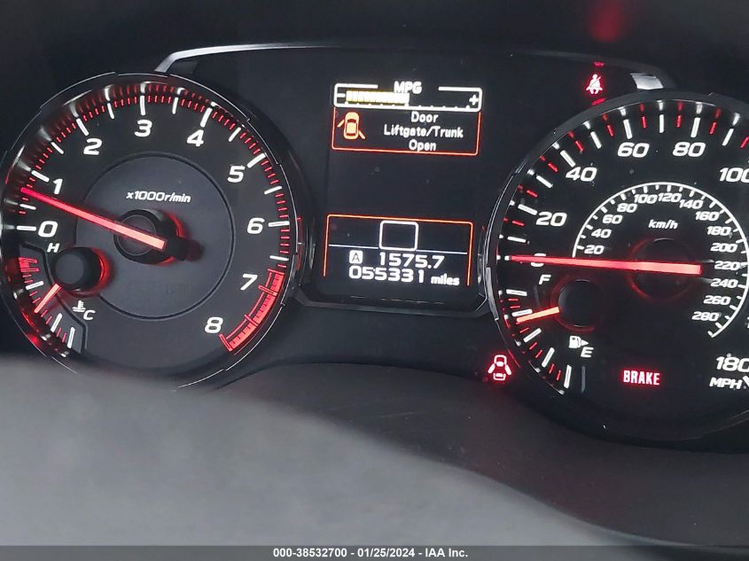 2020 SUBARU WRX - JF1VA1A69L9810423